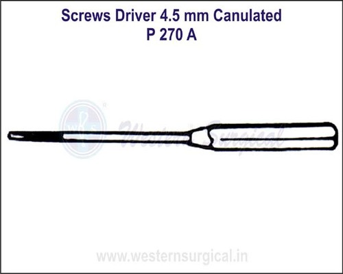 Screws Driver 4.5 mm Canulated