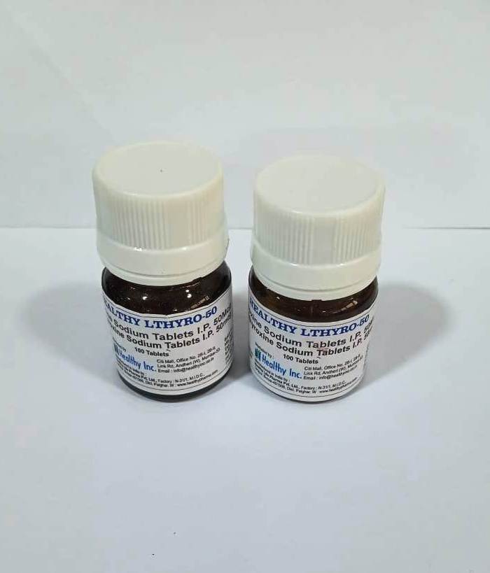 Thyroxine Tablets / Levothyroxine - Levothyroxine Sodium 0.1 mg BP, Uncoated Tablet for Hypothyroidism Treatment