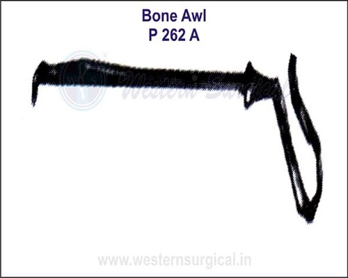 Hospital Bone Awl - Color: Black