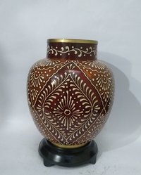 New Hand Painted Cloisonne Urn