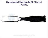 Osteotomes Fiber Handle ST./Curved