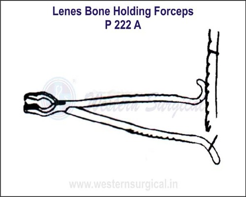 Lenes Bone Holding Forceps