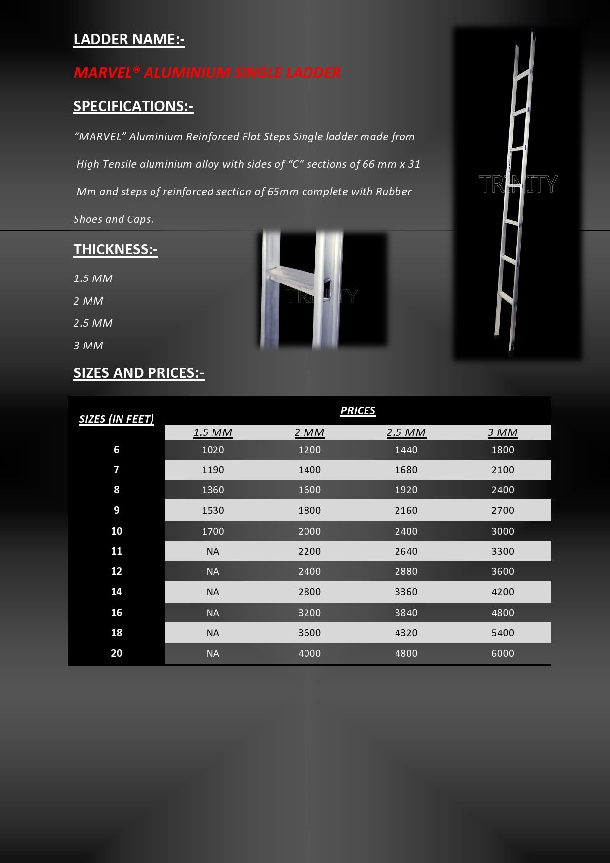 Aluminium Step Ladder