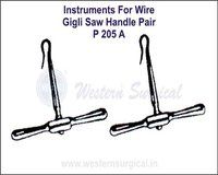Gigli Saw Handle Pair - Application: Hospital