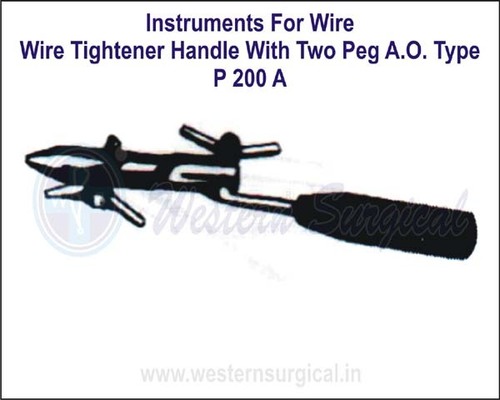 Wire Tightener Handle With Two PEG A.O.Type