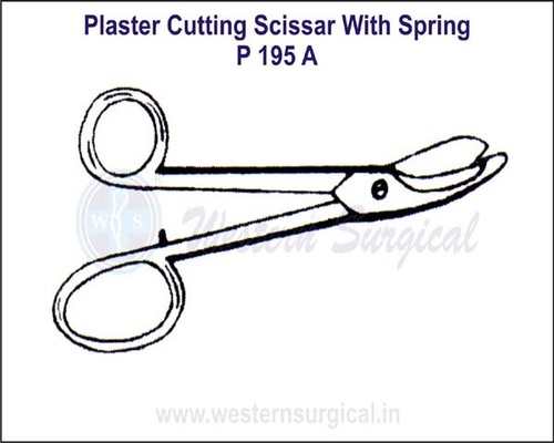 Plaster Cutting Scissor with Spring