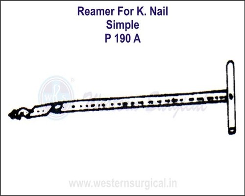 Reamer for K.Nail (Simple By WESTERN SURGICAL