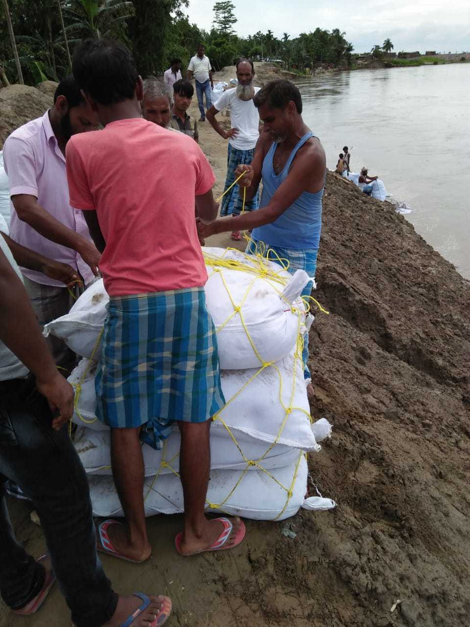 Geobags for Flood Control