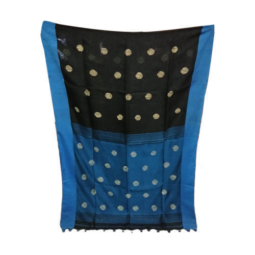 Cotton Ladies Printed Jamdani Saree
