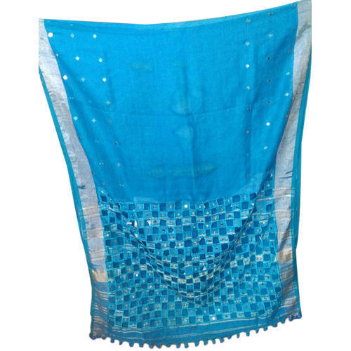 Lilen Cutwork Saree - Cotton Fabric, 6m Length with 0.5m Blouse Piece | Daily Wear, Printed Pattern for Summer and Winter