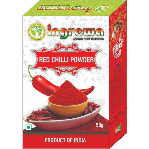 50 g Red Chilli Powder - Red Color Pure Spice | Vibrant Color Authentic Taste