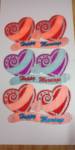Decorative Marriage Heart Foam Sheet