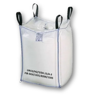 UN 4 Loop FIBCs For Hazardous Goods - Customized Size, Color, and Design | Ideal for Chemical Transportation and Safe Packaging