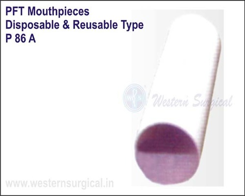 Disposable & Reusable Type Mouthpiece - Application: Medical