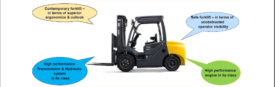 3 Ton Diesel Operated OM Forklift XD