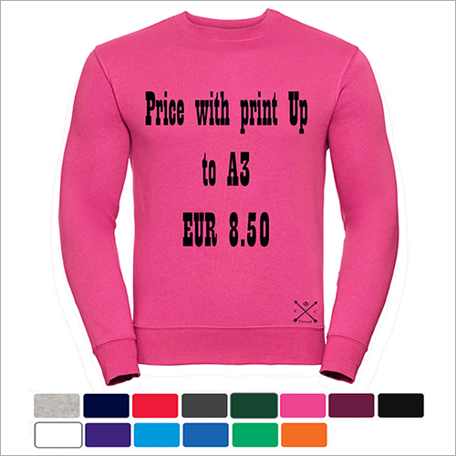Sweatshirt - Cotton Blend, Full Sleeves Round Neck , High Comfort And Durability With Perfect Fit