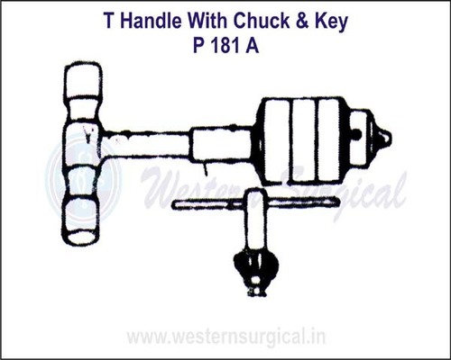 T Handle with Chuck & Key