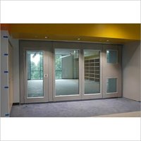 Glass Movable Partitions - Glass And Aluminium, 900-1200 Mm Size, Acoustic Insulation 45-55 Db, Premium Grade Sound Proof Movable Walls, Fire Rating Ul94, Top Hung Mechanism, Customizable Finishing And Features