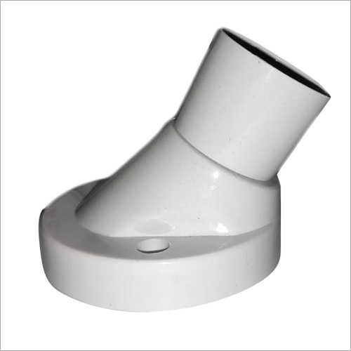 White Plastic Ring Angle Bulb Holder - Durable Plastic Material Corrosion Resistant for Commercial and Household Use