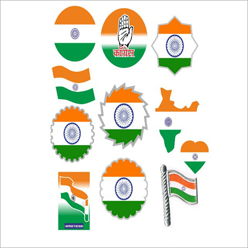 Available In Different Color Flag Sticker