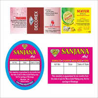 Available In Different Color Packing Sticker