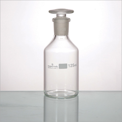 Reagent Bottle-Clear Glass-Glass Stopper