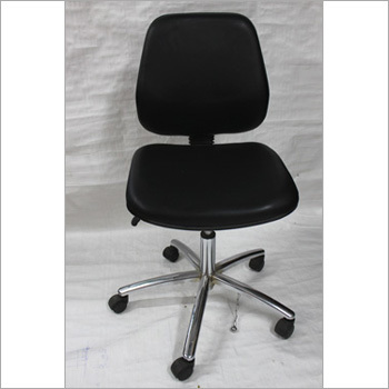 Black Esd Safe Chair With Half Back