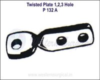 Twisted Plate 1, 2, 3 Hole