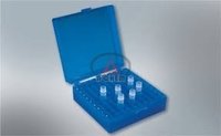 Cryo Box - Polypropylene, Blue Color, 2 Ml Vial Capacity, Sterile, Iso-ce Certified, -80°c To 121°c Temperature Range