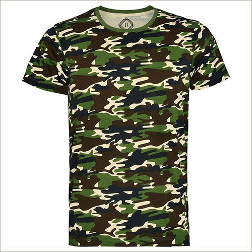 170 Gsm 100% Ring Spun Cotton Camo T-shirts