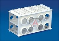 Universal Multi Rack - Polypropylene, 100mm X 150mm X 100mm | White, Autoclavable, Holds 40 Tubes Up To 121°c