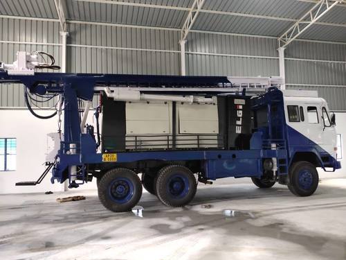 Semi-Automatic Refurbished Ashok Leyland Truck Mounted Drill Rig