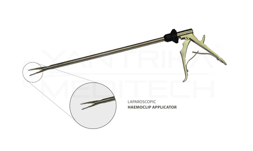Stainless Steel Laparoscopic Haemoclip Applicator