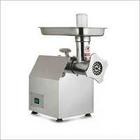 Meat Mincer Machine - Stainless Steel, Silver | 100kg/h Capacity, Low Noise, Lower Energy Consumption, 6 Month Warranty