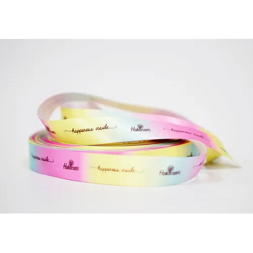 Ombre Printed Customized Ribbons - Color: Multicolor