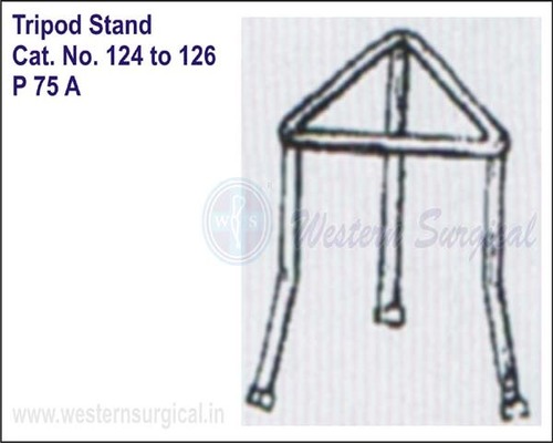 Mild Steel Tripod Stand - Shape: Round