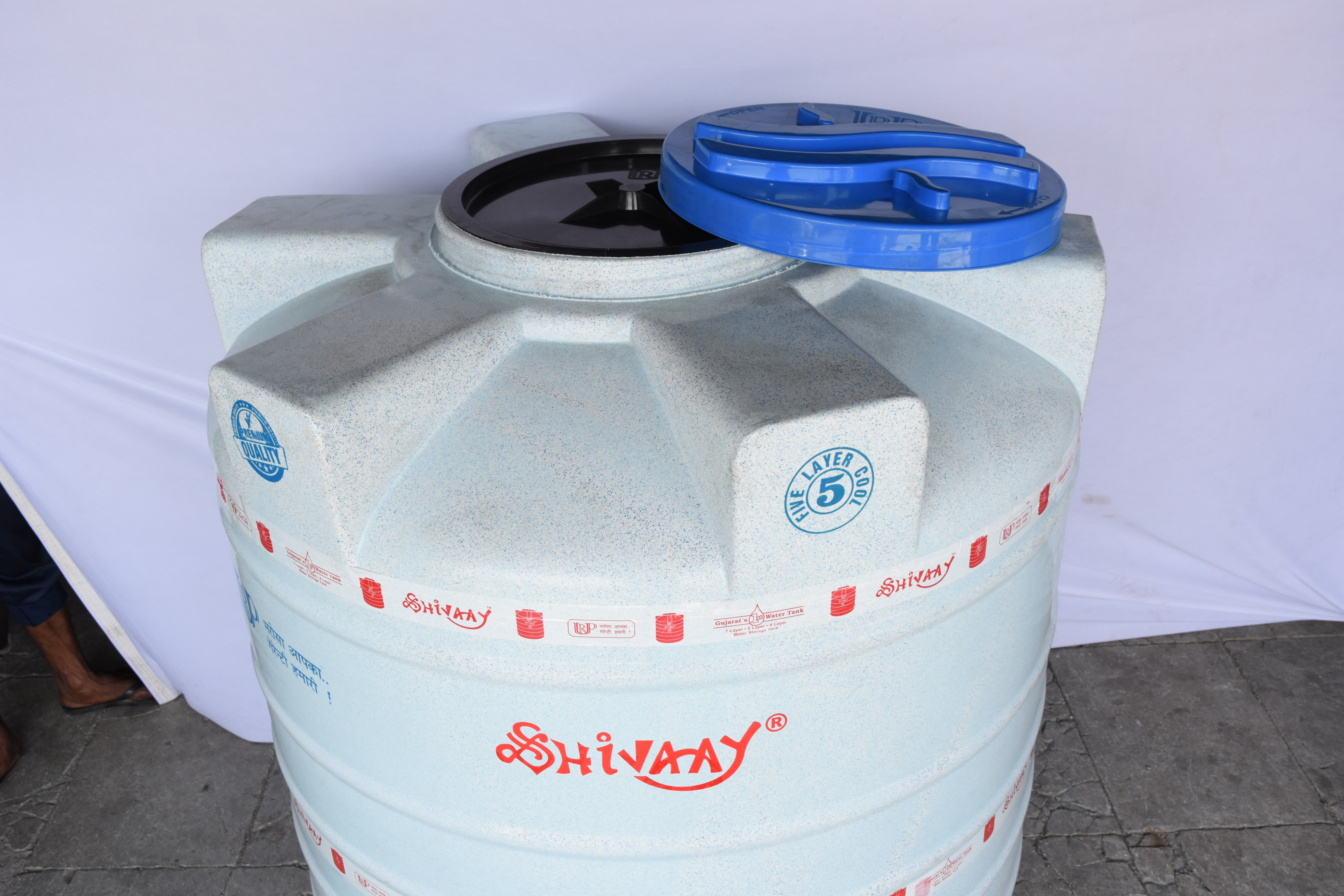 5 Layer plastic storage water tanks