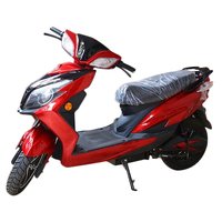 Mini Electric Scooter - 72v/20-30ah Lead Acid & 1kw Lithium Ion Battery, Red Color, Disc & Drum Brakes, Telescopic & Hydraulic Suspension, Led Headlights | Compact Design, Smooth Ride, Eco-friendly, Low Maintenance