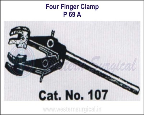 Four Finger Clamp By WESTERN SURGICAL