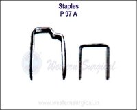 Staples - Steel Surgical Instruments, Lightweight & Portable, High Precision Wound Closure With Strong Grip, Manual Operation, Silent Function