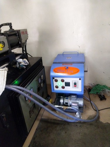 Blue Hydraulic Oil Filtration Machine