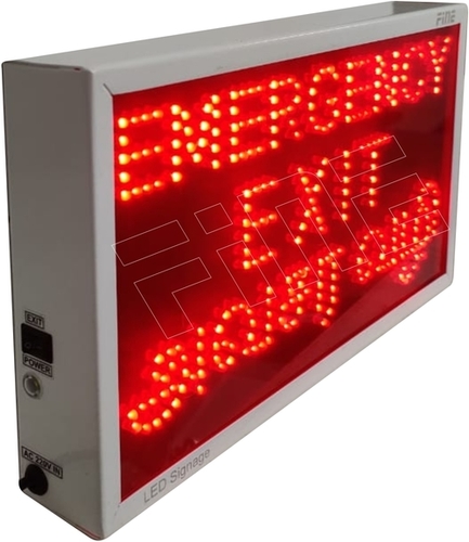 EMERGENCY EXIT LED SIGN LIGHT By FINETECH SYSTEMS