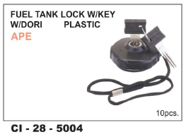 Fuel Tank Lock  w/key Plastic Ape