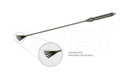 Laparoscopic Fan Retractor 5 Blades