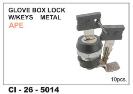 Glove Box Lock w/keys Metal Ape
