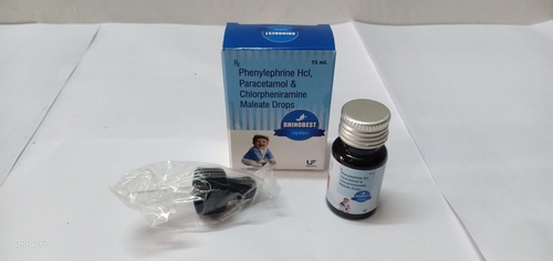 Paracetamol 125mg, Phenylephrine 2.5mg & Chlorpheniramine 1mg Oral Drops