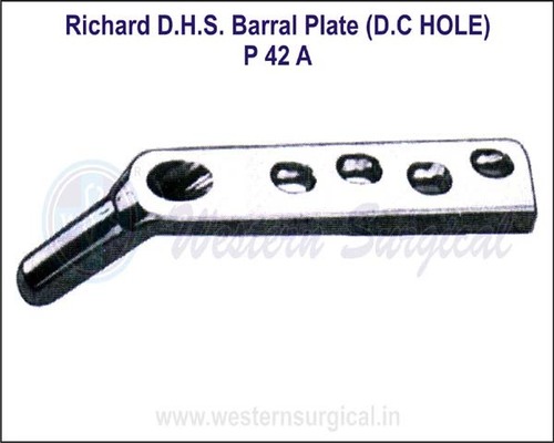 Richard D.H.S. Barral Plate (D.C. Hole)