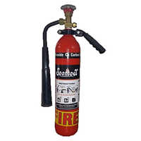 CO2 Based Fire Extinguisher - Iron Material, 3 Kg Capacity | Black Color, Safety Usage