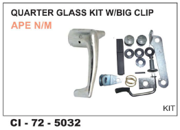 Quarter Glass Kit w/Big Clip n/m Ape L/R