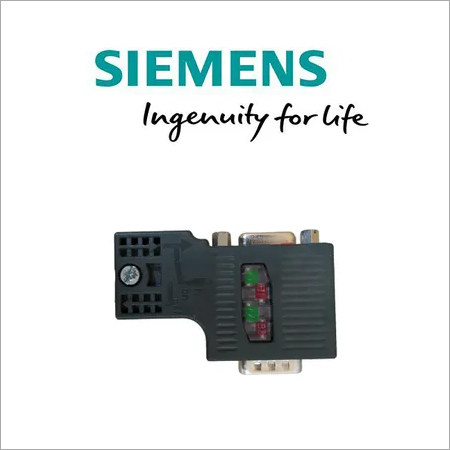 Siemens Connector - Mild Steel & PVC, Black Surface Color, Good Standard Quality